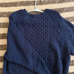 Universal Thread Navy Cable Knit Sweater